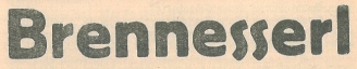Beispielhafter Titelschriftzug der Zeitschrift